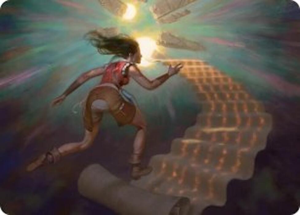 Pursue the Past Art Card [Secrets of Strixhaven Art Series] | Shuffle n Cut Hobbies & Games
