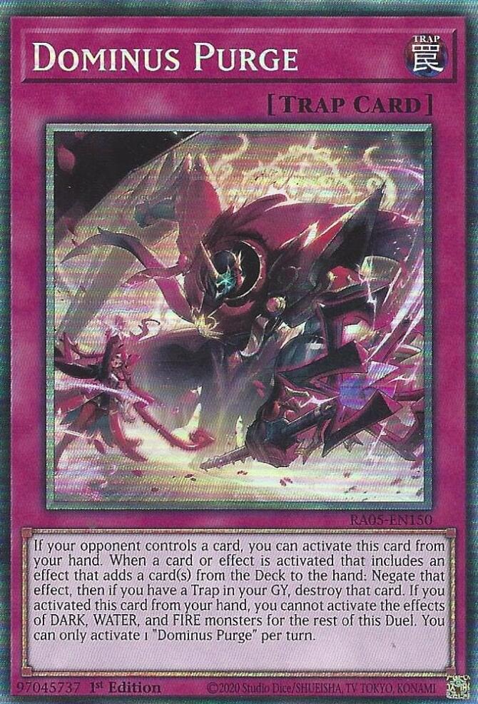 Dominus Purge (Collector's Rare) [RA05-EN150] Collector's Rare | Shuffle n Cut Hobbies & Games