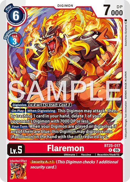 Flaremon [BT25-017] [Dual Revolution] | Shuffle n Cut Hobbies & Games