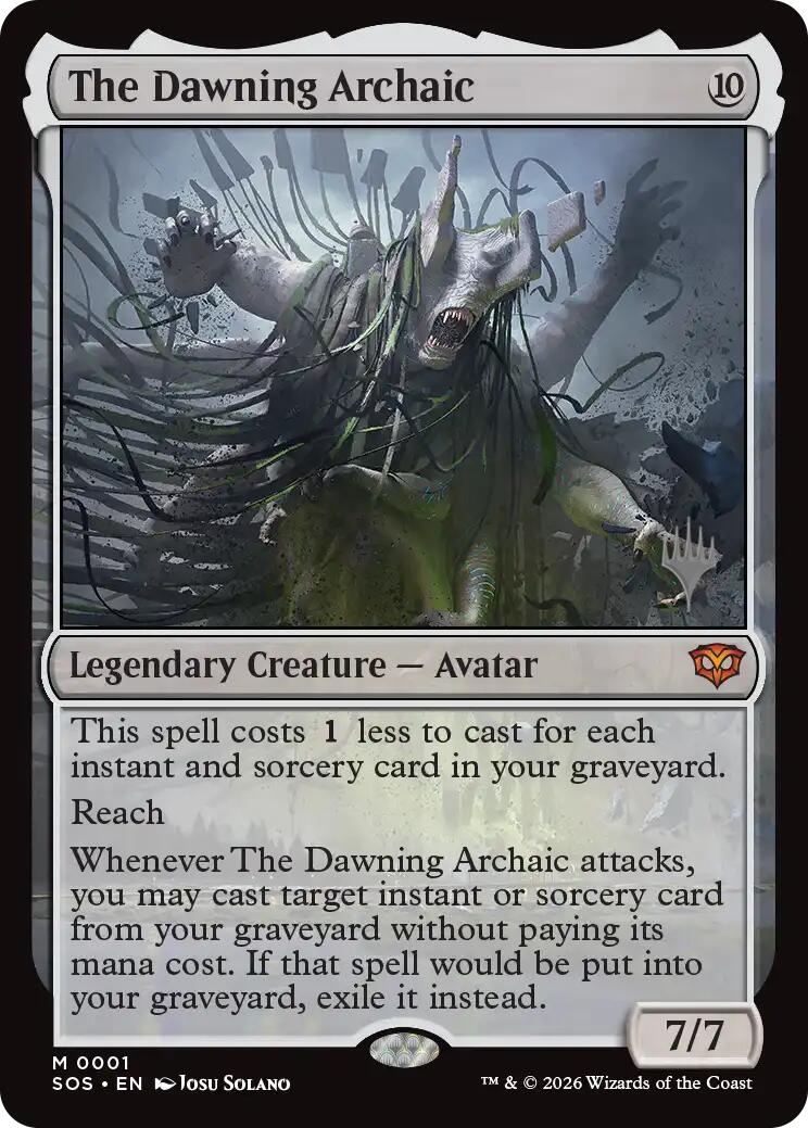 The Dawning Archaic [Secrets of Strixhaven Promos] | Shuffle n Cut Hobbies & Games
