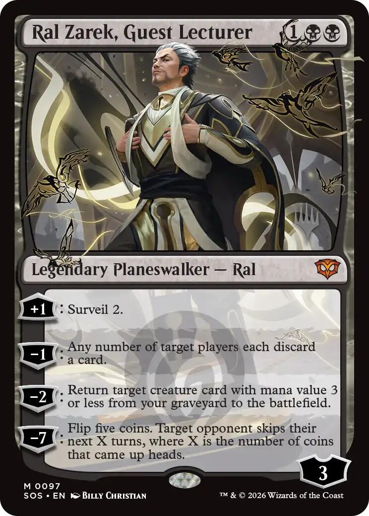 Ral Zarek, Guest Lecturer [Secrets of Strixhaven Promos] | Shuffle n Cut Hobbies & Games