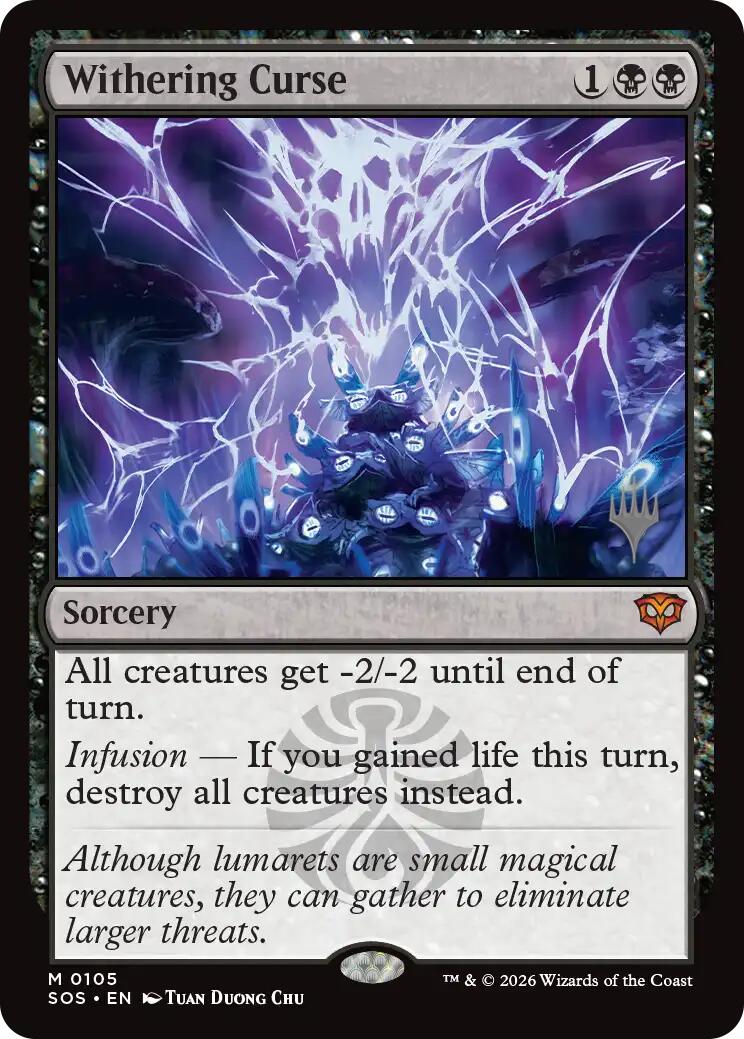 Withering Curse [Secrets of Strixhaven Promos] | Shuffle n Cut Hobbies & Games