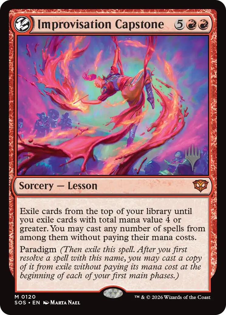 Improvisation Capstone [Secrets of Strixhaven Promos] | Shuffle n Cut Hobbies & Games