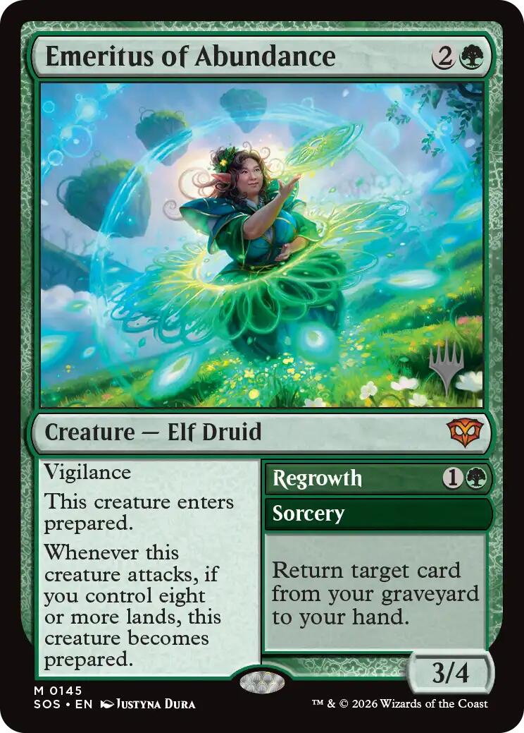 Emeritus of Abundance [Secrets of Strixhaven Promos] | Shuffle n Cut Hobbies & Games