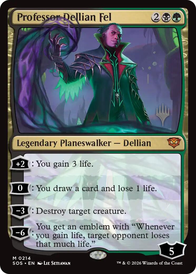 Professor Dellian Fel [Secrets of Strixhaven Promos] | Shuffle n Cut Hobbies & Games