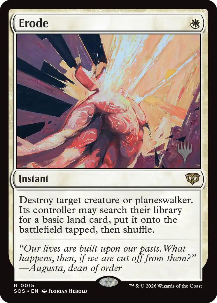 Erode [Secrets of Strixhaven Promos] | Shuffle n Cut Hobbies & Games