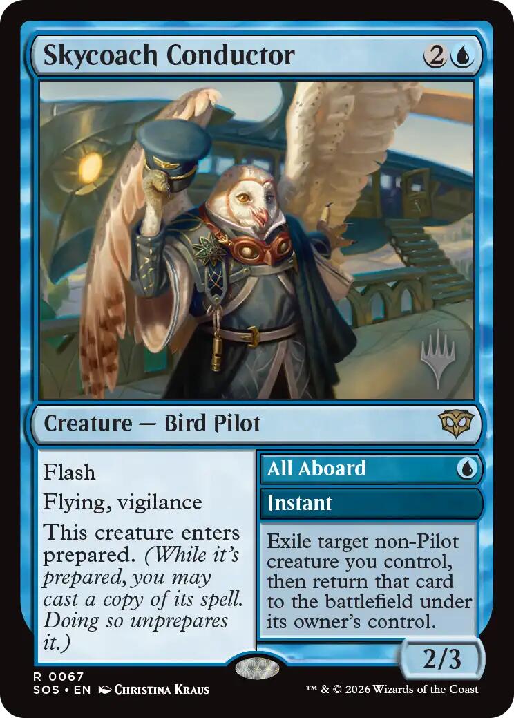 Skycoach Conductor [Secrets of Strixhaven Promos] | Shuffle n Cut Hobbies & Games