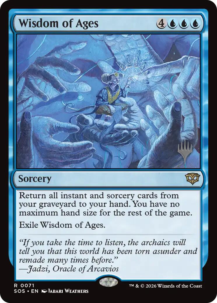 Wisdom of Ages [Secrets of Strixhaven Promos] | Shuffle n Cut Hobbies & Games