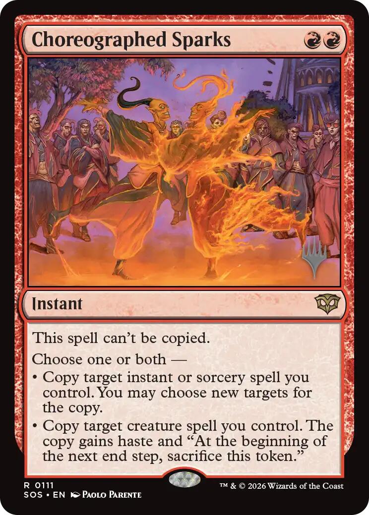 Choreographed Sparks [Secrets of Strixhaven Promos] | Shuffle n Cut Hobbies & Games