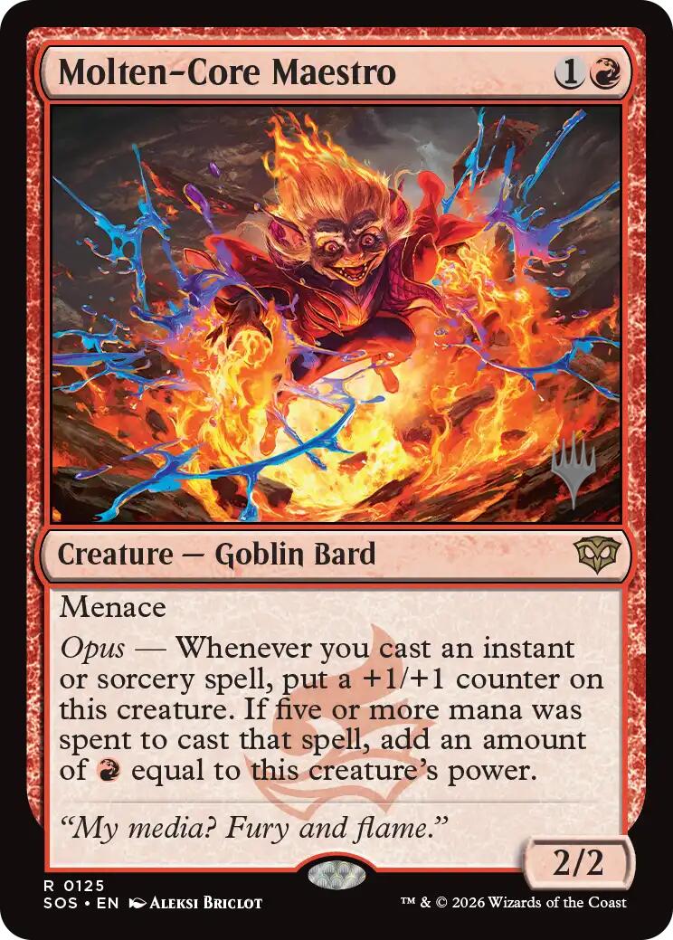 Molten-Core Maestro [Secrets of Strixhaven Promos] | Shuffle n Cut Hobbies & Games
