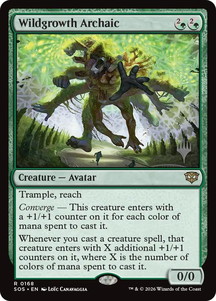 Wildgrowth Archaic [Secrets of Strixhaven Promos] | Shuffle n Cut Hobbies & Games
