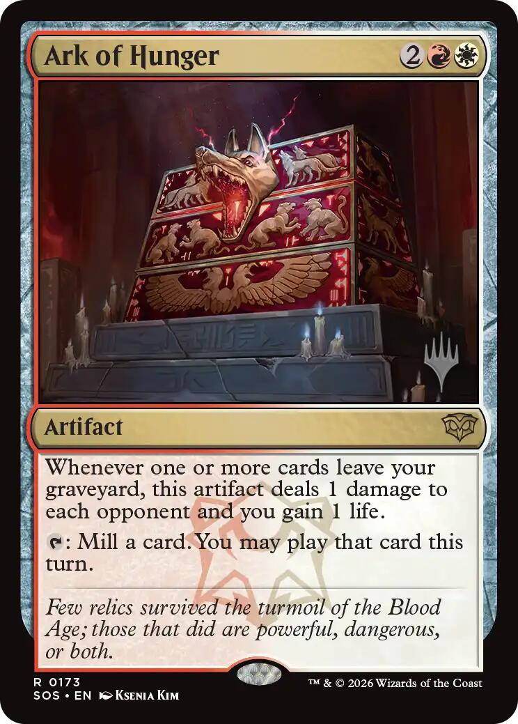 Ark of Hunger [Secrets of Strixhaven Promos] | Shuffle n Cut Hobbies & Games