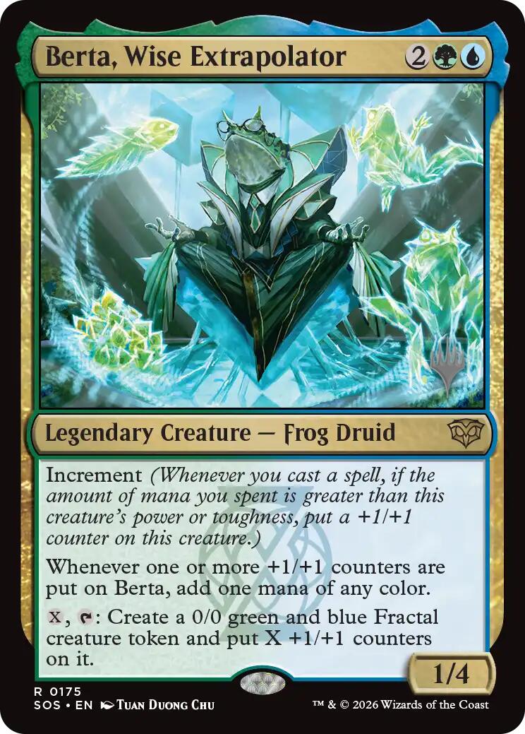 Berta, Wise Extrapolator [Secrets of Strixhaven Promos] | Shuffle n Cut Hobbies & Games