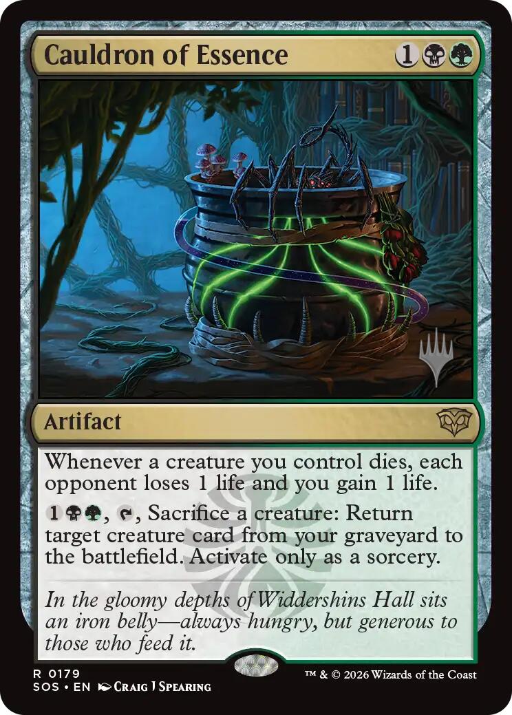 Cauldron of Essence [Secrets of Strixhaven Promos] | Shuffle n Cut Hobbies & Games