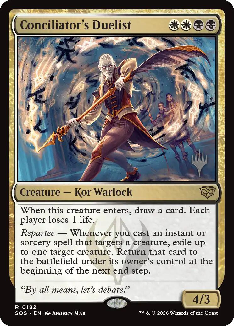 Conciliator's Duelist [Secrets of Strixhaven Promos] | Shuffle n Cut Hobbies & Games