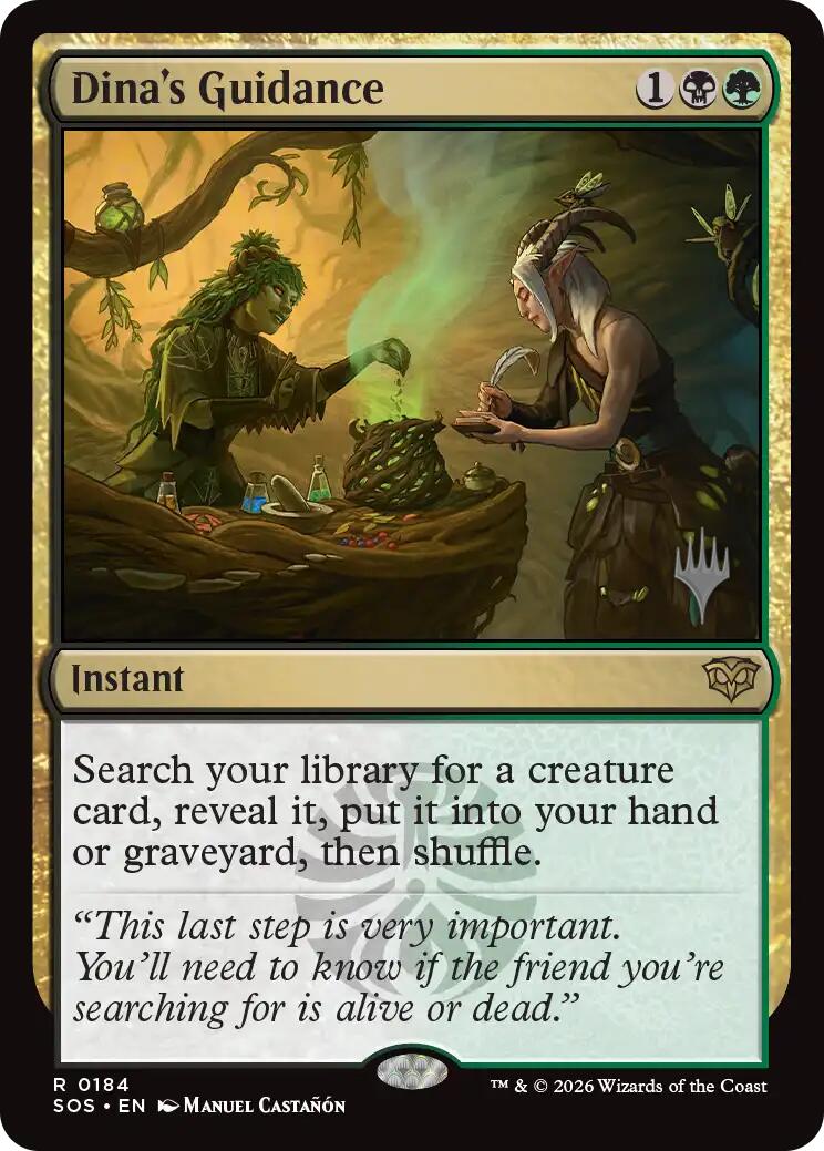 Dina's Guidance [Secrets of Strixhaven Promos] | Shuffle n Cut Hobbies & Games