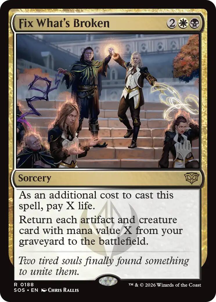 Fix What's Broken [Secrets of Strixhaven Promos] | Shuffle n Cut Hobbies & Games
