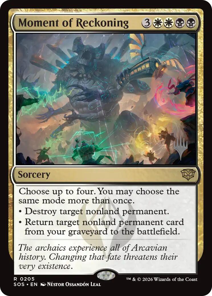 Moment of Reckoning [Secrets of Strixhaven Promos] | Shuffle n Cut Hobbies & Games