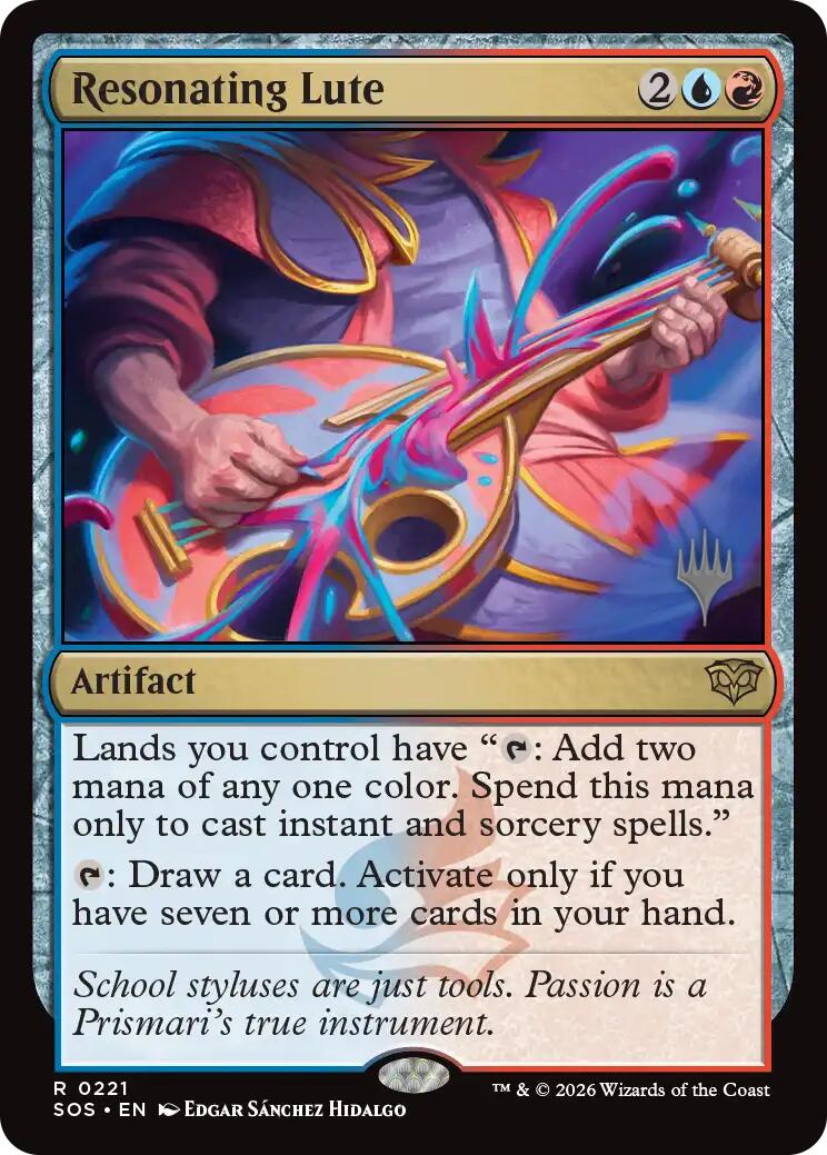 Resonating Lute [Secrets of Strixhaven Promos] | Shuffle n Cut Hobbies & Games