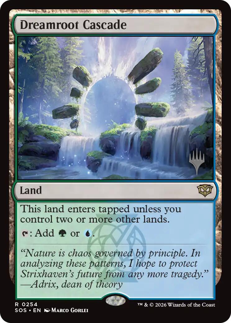 Dreamroot Cascade [Secrets of Strixhaven Promos] | Shuffle n Cut Hobbies & Games