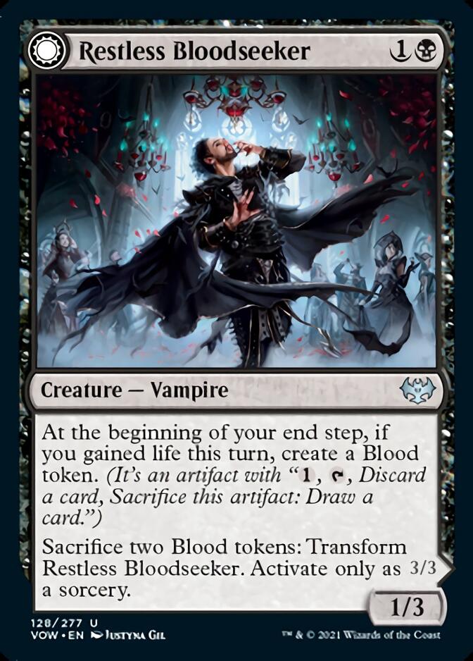 Restless Bloodseeker // Bloodsoaked Reveler [Innistrad: Crimson Vow] | Shuffle n Cut Hobbies & Games