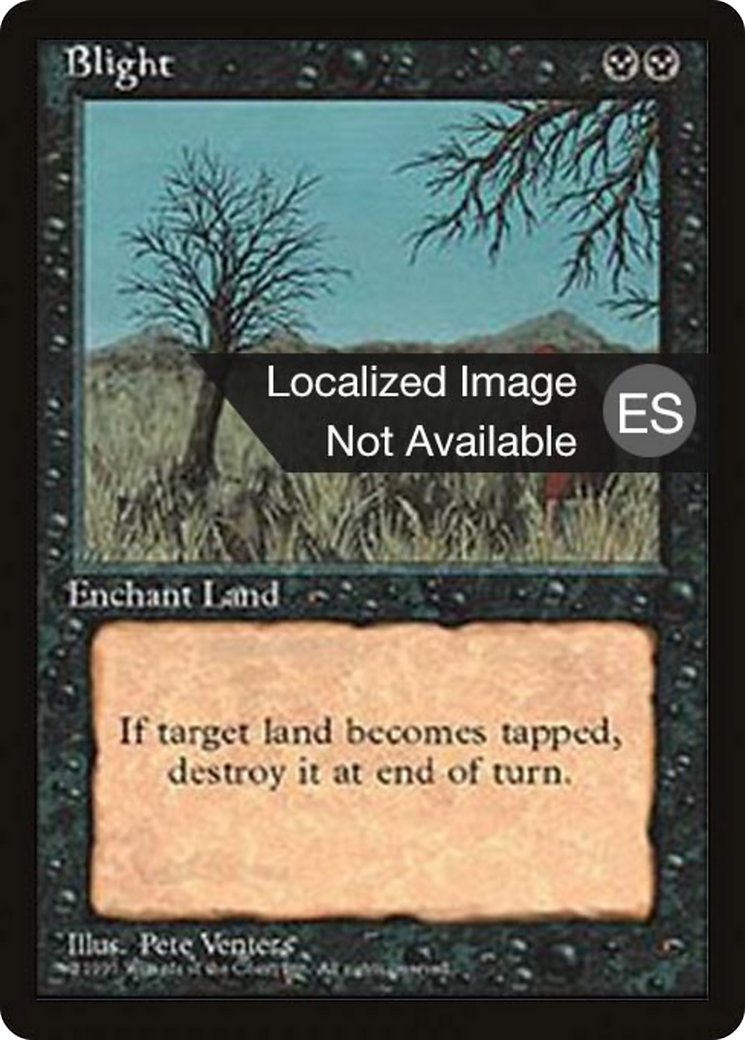 Blight [Fourth Edition Foreign Black Border] | Shuffle n Cut Hobbies & Games