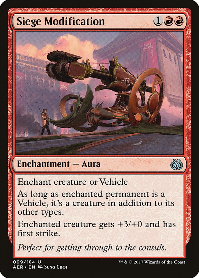 Siege Modification [Aether Revolt] | Shuffle n Cut Hobbies & Games