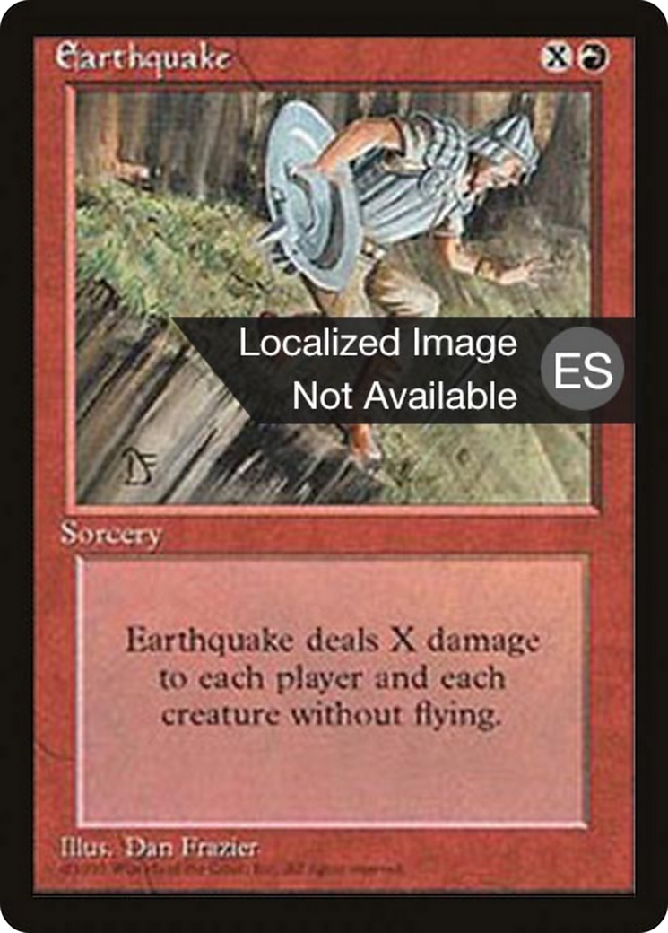 Earthquake [Fourth Edition Foreign Black Border] | Shuffle n Cut Hobbies & Games
