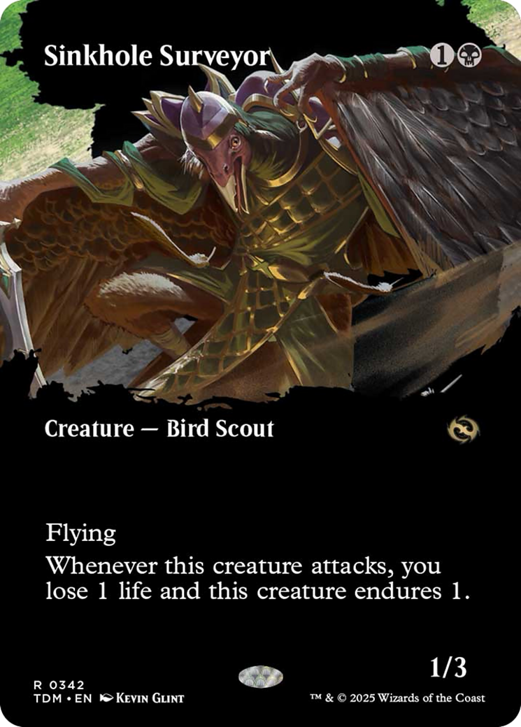 Sinkhole Surveyor (Borderless) [Tarkir: Dragonstorm] | Shuffle n Cut Hobbies & Games