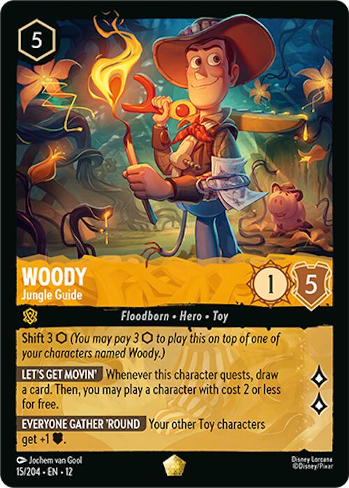 Woody - Jungle Guide (15/204) [Wilds Unknown] | Shuffle n Cut Hobbies & Games