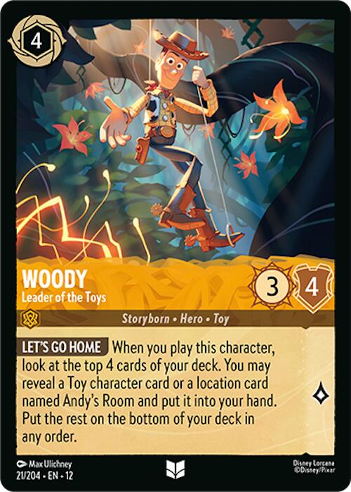 Woody - Leader of the Toys (21/204) [Wilds Unknown] | Shuffle n Cut Hobbies & Games