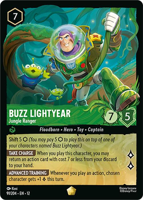 Buzz Lightyear - Jungle Ranger (91/204) [Wilds Unknown] | Shuffle n Cut Hobbies & Games