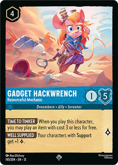 Gadget Hackwrench - Resourceful Mechanic (145/204) [Wilds Unknown] | Shuffle n Cut Hobbies & Games