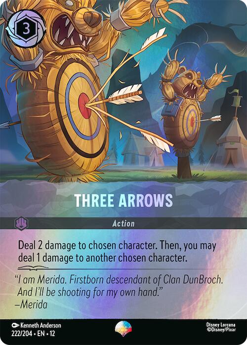 Three Arrows (Epic) (222/204) [Wilds Unknown] | Shuffle n Cut Hobbies & Games