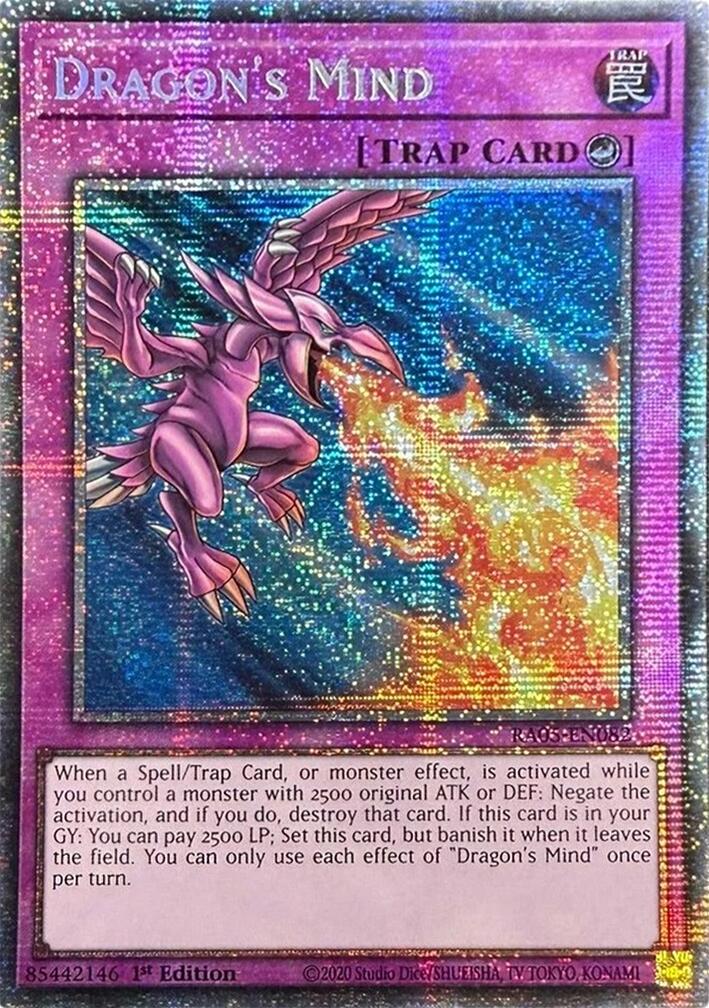 Dragon's Mind (Starlight Rare) [RA05-EN082] Starlight Rare | Shuffle n Cut Hobbies & Games