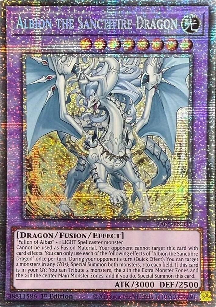 Albion the Sanctifire (Starlight Rare) [RA05-EN037] Starlight Rare | Shuffle n Cut Hobbies & Games