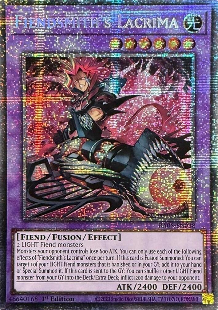 Fiendsmith's Lacrima (Starlight Rare) [RA05-EN038] Starlight Rare | Shuffle n Cut Hobbies & Games