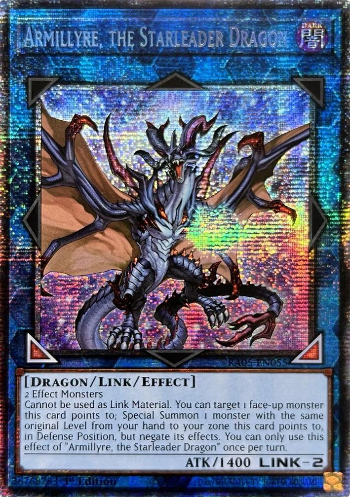 Armillyre, the Starleader Dragon (Starlight Rare) [RA05-EN055] Starlight Rare | Shuffle n Cut Hobbies & Games