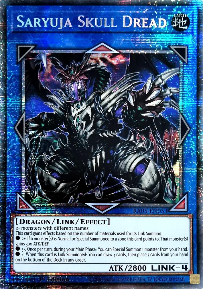 Saryuja Skull Dread (Starlight Rare) [RA05-EN053] Starlight Rare | Shuffle n Cut Hobbies & Games