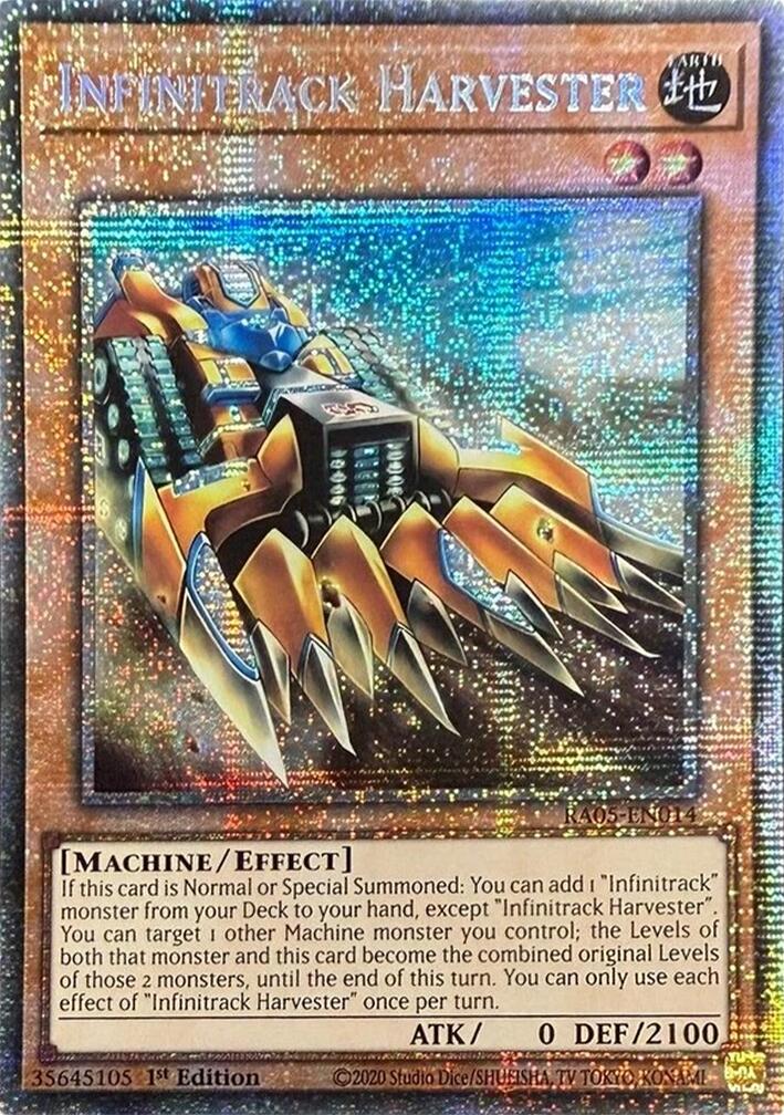 Infinitrack Harvester (Starlight Rare) [RA05-EN014] Starlight Rare | Shuffle n Cut Hobbies & Games