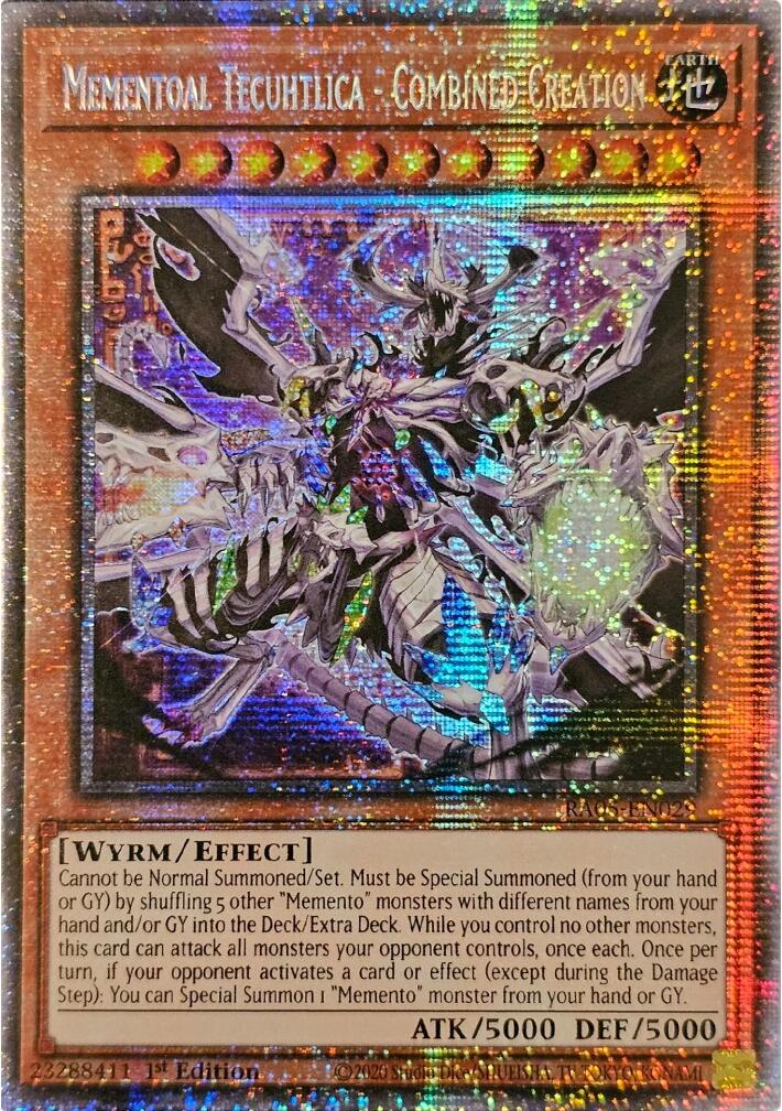 Mementoal Tecuhtlica - Combined Creation (Starlight Rare) [RA05-EN029] Starlight Rare | Shuffle n Cut Hobbies & Games