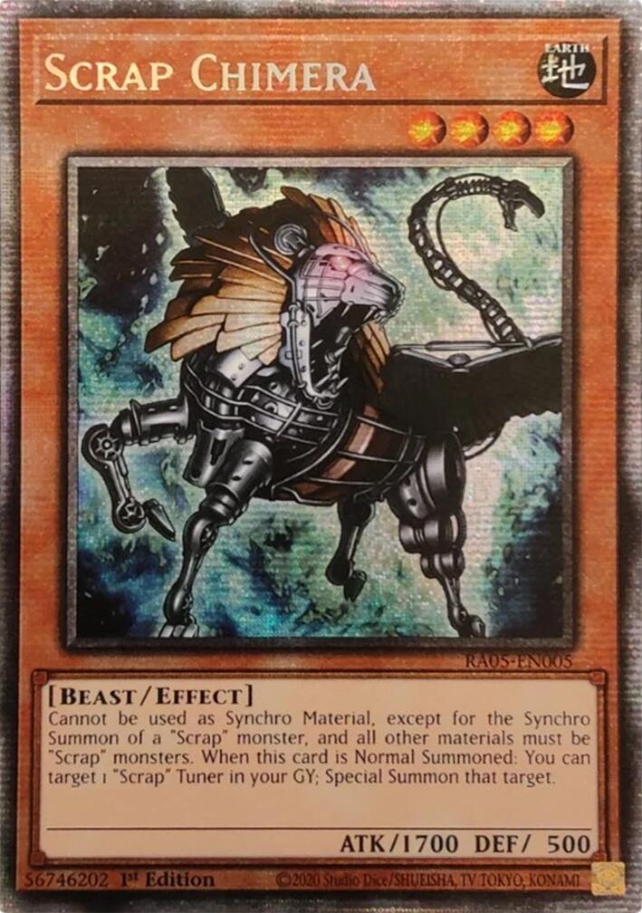 Scrap Chimera (Starlight Rare) [RA05-EN005] Starlight Rare | Shuffle n Cut Hobbies & Games