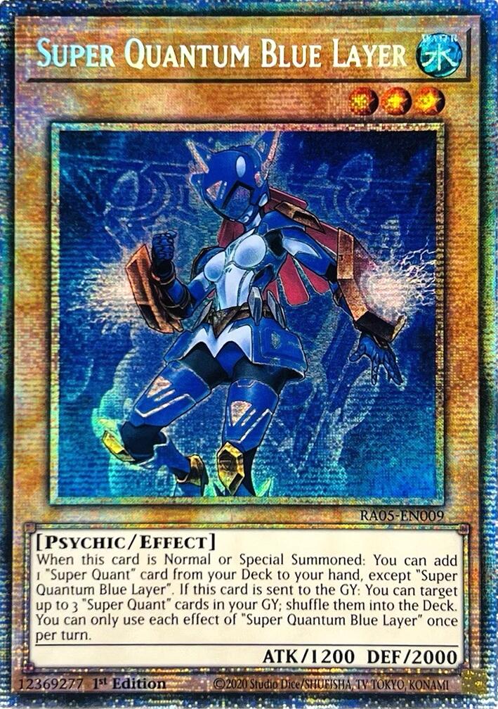 Super Quantum Blue Layer (Starlight Rare) [RA05-EN009] Starlight Rare | Shuffle n Cut Hobbies & Games