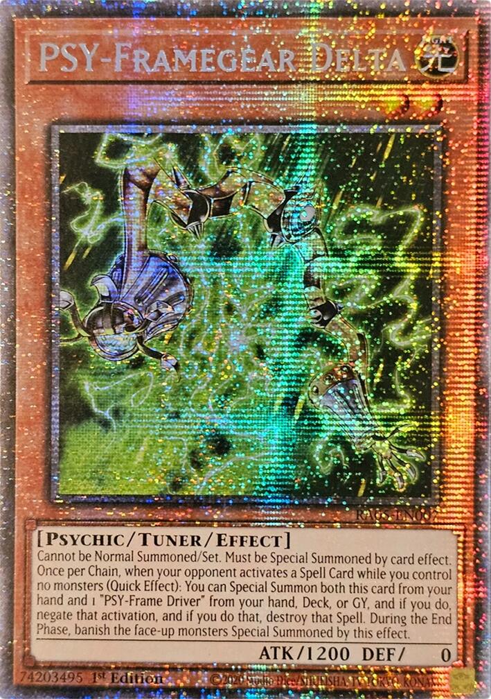 PSY-Framegear Delta (Starlight Rare) [RA05-EN007] Starlight Rare | Shuffle n Cut Hobbies & Games