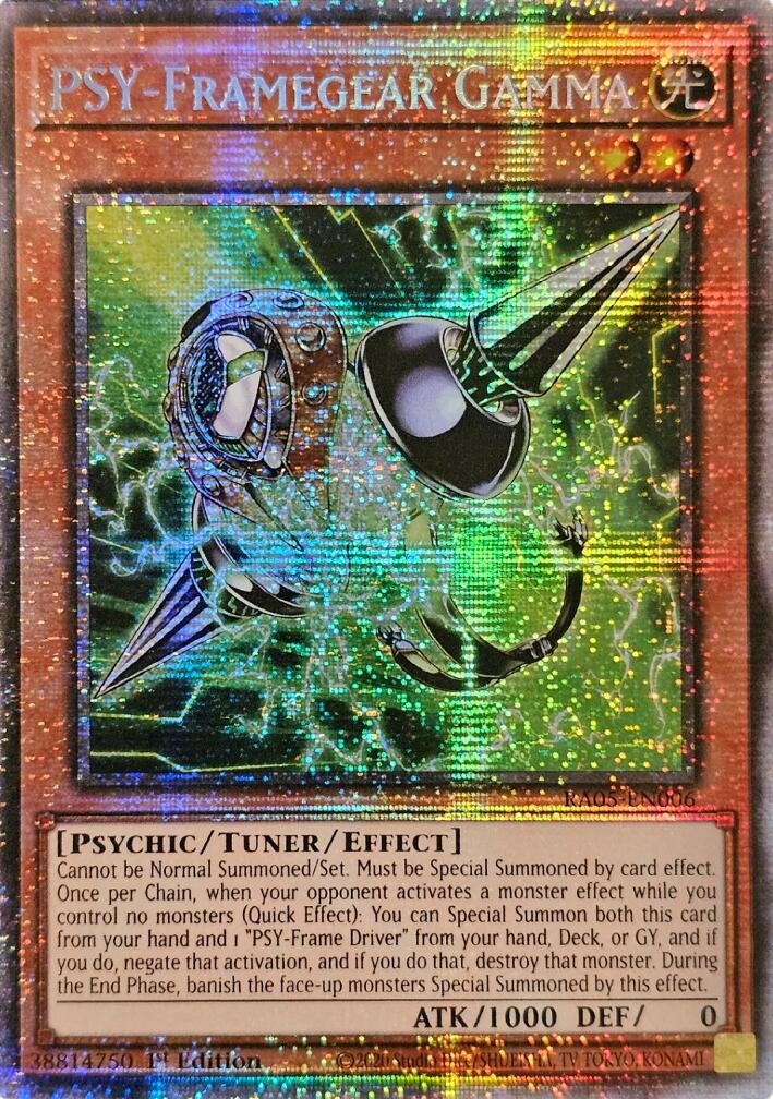 PSY-Framegear Gamma (Starlight Rare) [RA05-EN006] Starlight Rare | Shuffle n Cut Hobbies & Games