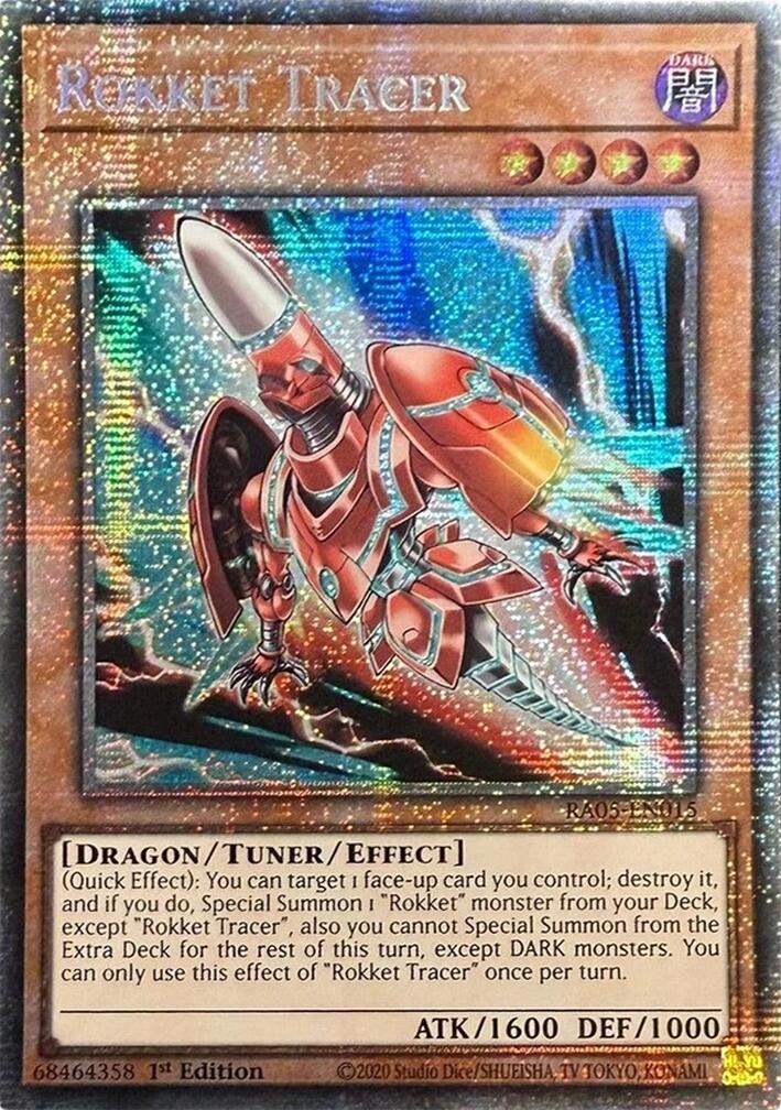Rokket Tracer (Starlight Rare) [RA05-EN015] Starlight Rare | Shuffle n Cut Hobbies & Games