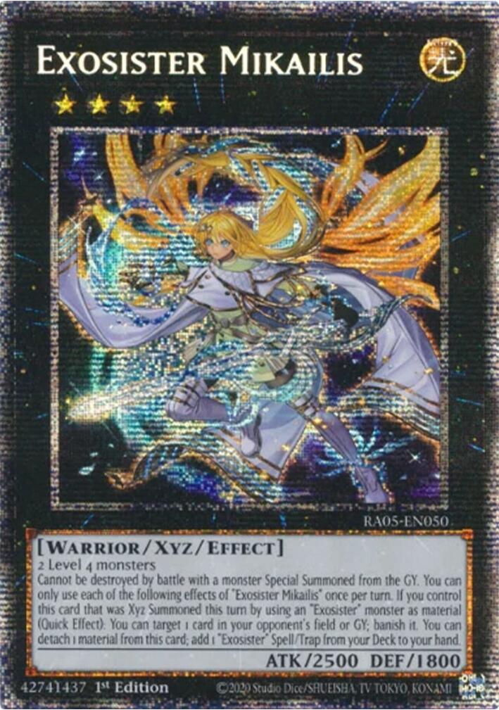 Exosister Mikailis (Starlight Rare) [RA05-EN050] Starlight Rare | Shuffle n Cut Hobbies & Games