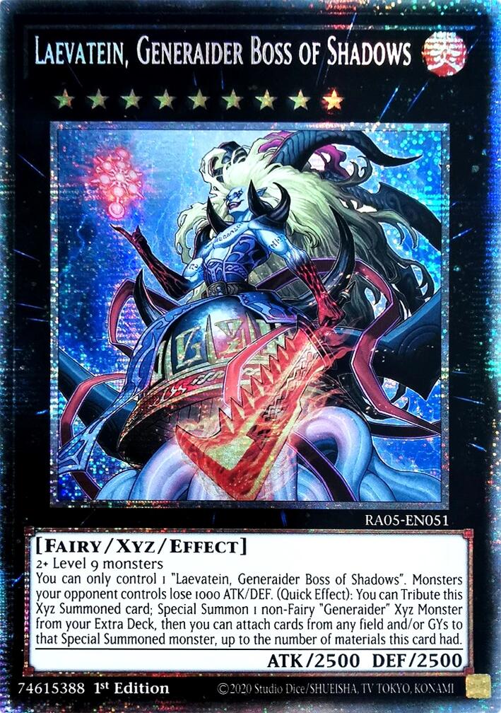 Laevatein, Generaider Boss of Shadows (Starlight Rare) [RA05-EN051] Starlight Rare | Shuffle n Cut Hobbies & Games