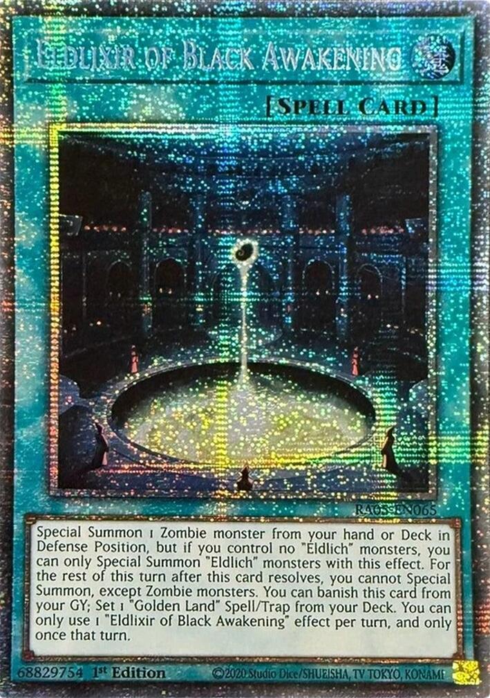 Eldlixir of Black Awakening (Starlight Rare) [RA05-EN065] Starlight Rare | Shuffle n Cut Hobbies & Games