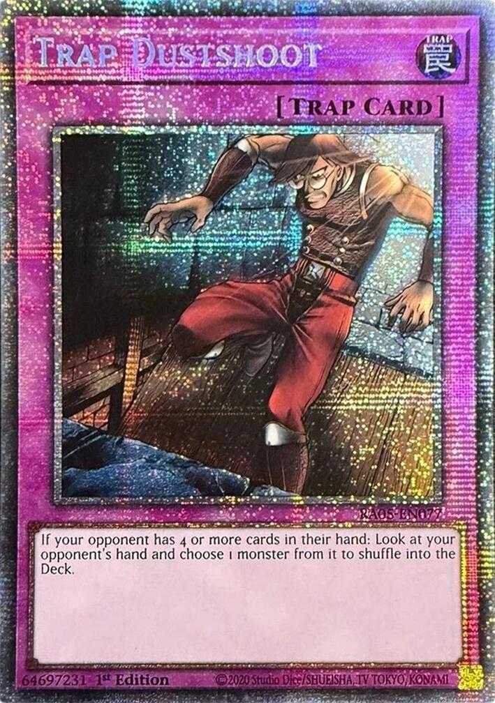 Trap Dustshoot (Starlight Rare) [RA05-EN077] Starlight Rare | Shuffle n Cut Hobbies & Games